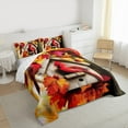thumbnail image 3 of Manfei Autumn Fall Maples Queen Comforter Set,Christmas Cardinals Bedding Sets,Merry Xmas Bedding Comforter Set For Kids,Luxury Bedroom Decor Reversible,3-Piece, 3 of 8