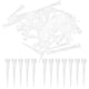 thumbnail image 2 of Tallones de flores de 100 piezas Archuador de tubos Tubo Tubos de agua de flores simples con selecciones, 2 of 4