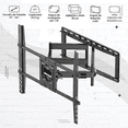 thumbnail image 2 of Soporte de Pared Para Pantallas De 75"-110" North Bayou SP5 | Giratorio Y Movimiento Total, 2 of 3