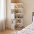 thumbnail image 3 of UBesGoo 6 Tiers Corner Shelf Bookshelf Bookcase Shelving Units Free Standing Shelving Unit White, 3 of 16