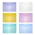thumbnail image 1 of Miangastore 6pcs Document Bag Test Paper Document Bag A5 File Storage Bag Travel Business Bag, 1 of 8