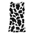 thumbnail image 3 of Yuwull Men's Leopard Print Tank Top Casual Sports Sleeveless Round Neck T-shirt Tank Top Blouses Black 6X-Large Clearance, 3 of 4