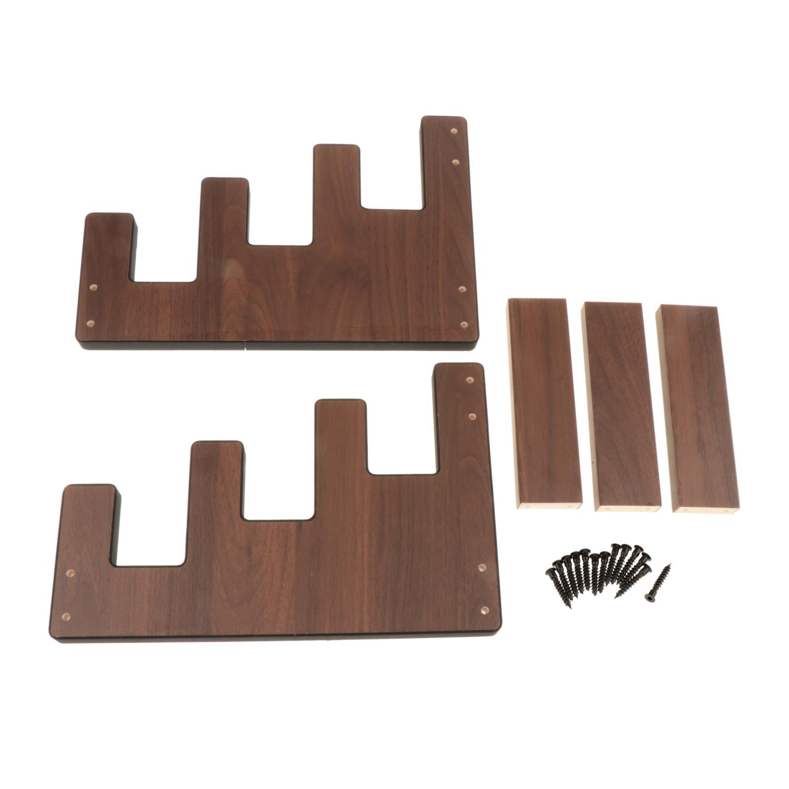 JWQFBC Electric Guitar Stand Front Display Instrument Holder Storage Wooden Guitar Rack