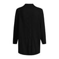 thumbnail image 4 of LEBONYARD Womens Plus Size Clearance $5,Womens Sweaters Plus Size,Women's and Winter New Loose Doll Sleeve Knit Sweater Solid Color Half Turtleneck Sweater Black L, 4 of 5