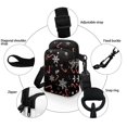 thumbnail image 5 of HELLHERO Shoulder Bag Polyester with Zipper Snowflake Candy Cane Pattern for Daily Commute or Casual Outings Men, Women, 5 of 7