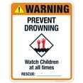 thumbnail image 1 of Prevent Drowning Sign, Pool Sign,, 1 of 1