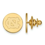 14k Yellow Gold Official Licensed Collegiate University of North Carolina (UNC) Tie Tac