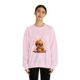 thumbnail image 3 of Pumpkin Skull Dot Day Unisex Heavy Blend™ Crewneck Sweatshirt, 3 of 7