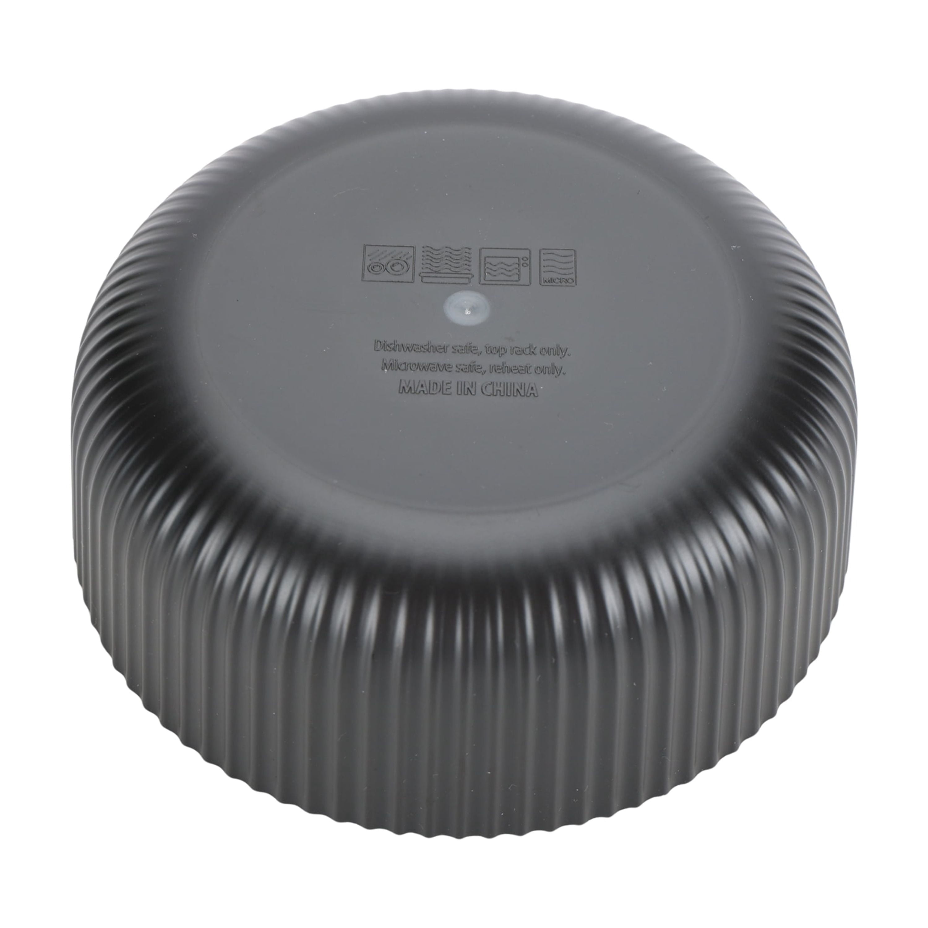 (3 pack) Mainstays - Black Eco-Friendly Recycled Plastic Cereal Bowl, 38-Ounce