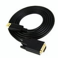 thumbnail image 4 of Miangastore DisplayPort to VGA Adapter Converter Cable DP to VGA Audio Video Cord Wire Line for Computer Projector TV Laptop (Black), 4 of 8