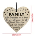 thumbnail image 5 of ICQOVD Wooden Commemorative Wooden Sign Pendant, 5 of 5