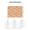 thumbnail image 5 of Yiaed Funny Sushi Print Blanket Throw Blanket Soft Cozy Flannel Blanket for Home Bed Sofa Couch Chair-80"x60", 5 of 6