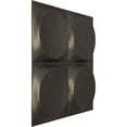 thumbnail image 2 of Ekena Millwork 11 7/8"W x 11 7/8"H Adonis EnduraWall Decorative 3D Wall Panel, Universal Aged Metallic Weathered Steel (Covers 0.98 Sq. Ft.), 2 of 5