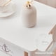 thumbnail image 4 of Mesa auxiliar Apicizon de madera MDF blanca de 3 niveles, 40 x 30 x 62 cm, 4 of 7
