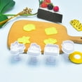 thumbnail image 6 of 4-Piece Christmas Biscuit Molds Plastic Candy Fondant Push-type Household Set Baking Cookie Cutter for Children, 6 of 8