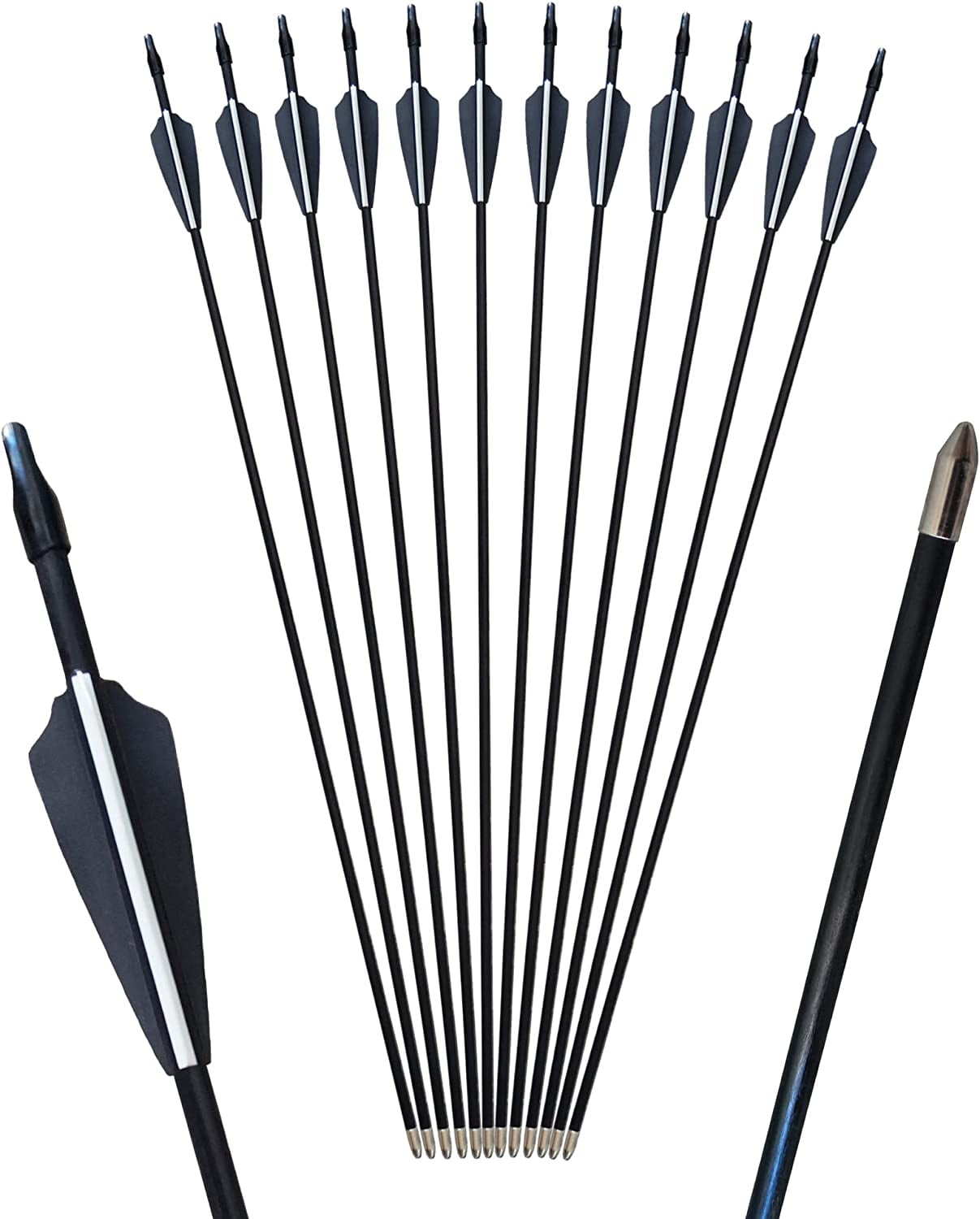 GPP 28" Fiberglass Archery Target Arrows Practice Arrow or Youth