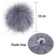 thumbnail image 5 of 20 Pieces DIY Faux Fox Fur Fluffy Pom Pom with Elastic Loop for Hats Keychains Scarves Gloves Bags Accessories, 5 of 7