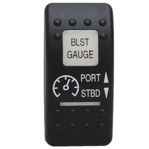 Carling Boat Contura II Rocker Switch Actuator | Ballast Gauge Lighted
