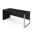 thumbnail image 1 of Bestar Pro-Concept Plus 71L Table de bureau avec patte de métal rectangulaire - Gris profond et noir, 1 of 2