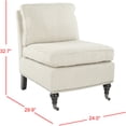 thumbnail image 4 of SAFAVIEH Randy Slipper Chair Beige, 4 of 7
