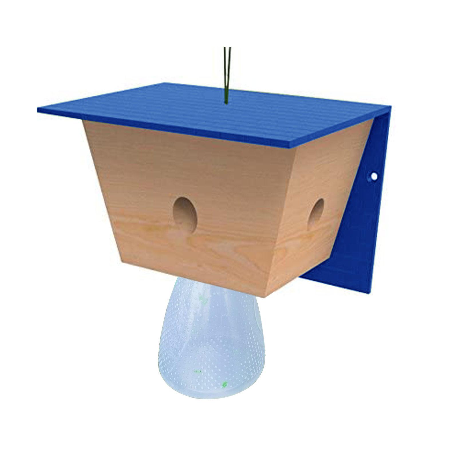 Bee Wasp Trap Household and Outdoor Grande Bee Trap,Hanging Wooden Trap