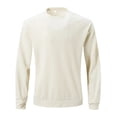thumbnail image 2 of Qtocio Chandails pour Hommes Décontractés, Couleur Unie, Tricot Thermique, Col Rond, Manches Longues Texturées, 2 of 5