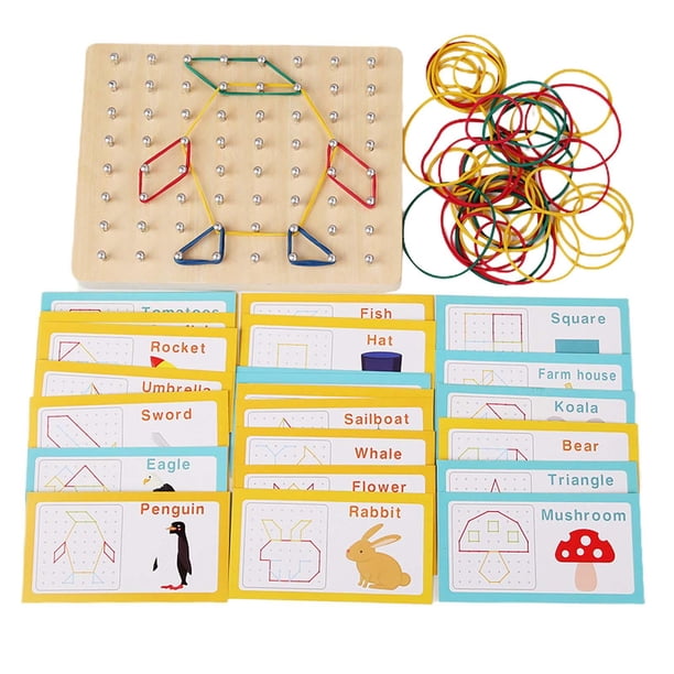 Material de manipulación de matemáticas, juguete Montessori de madera, juguete educativo, tablero de bloques de de madera