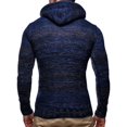 thumbnail image 4 of Men's Knitted Pullover Hoodie Hooded Sweatshirt, 4 of 4
