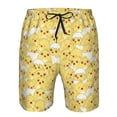 thumbnail image 3 of Balery Baby Chicks Traje de Baño Estilo Hawaiano para Hombre, Shorts de Secado Rápido con Bolsillos-3X-Large, 3 of 6