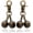 Lobster Clasp (for Medium & Large Dogs), variant on Copper Bells for Dog Collars with Snap Clips - Dog Bells to Go Outside,Made of Pure Copper for Dogs/Cat - Clear Sound & No Rust - Know Where Your Pet D-ring(Fits All Dogs)