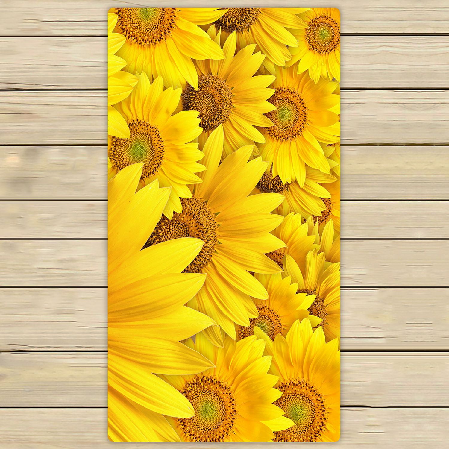 ZKGK Sunflower Lanscape Field Hand Towel Bath Towels Beach Towel For