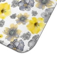 thumbnail image 3 of Microfibre Drying Mat for Kitchen Flower Watercolor Gray Yellow Art Dish Drying Drainer Mat Absorbent Drying Mat Washing Up for Glass, Plate & Cup 18inch X 24inch, 3 of 5
