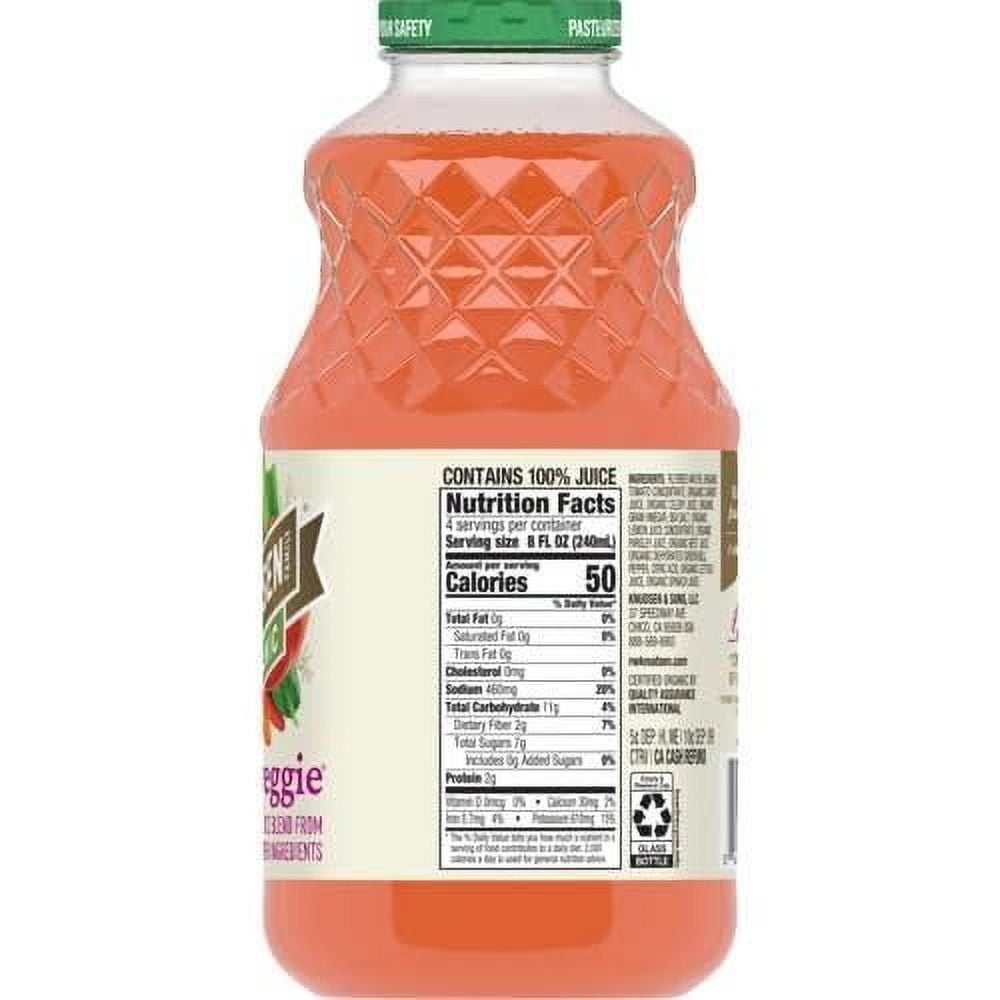 Rw Knudsen, Organic Very Veggie Juice, 32Oz - Pack of 2