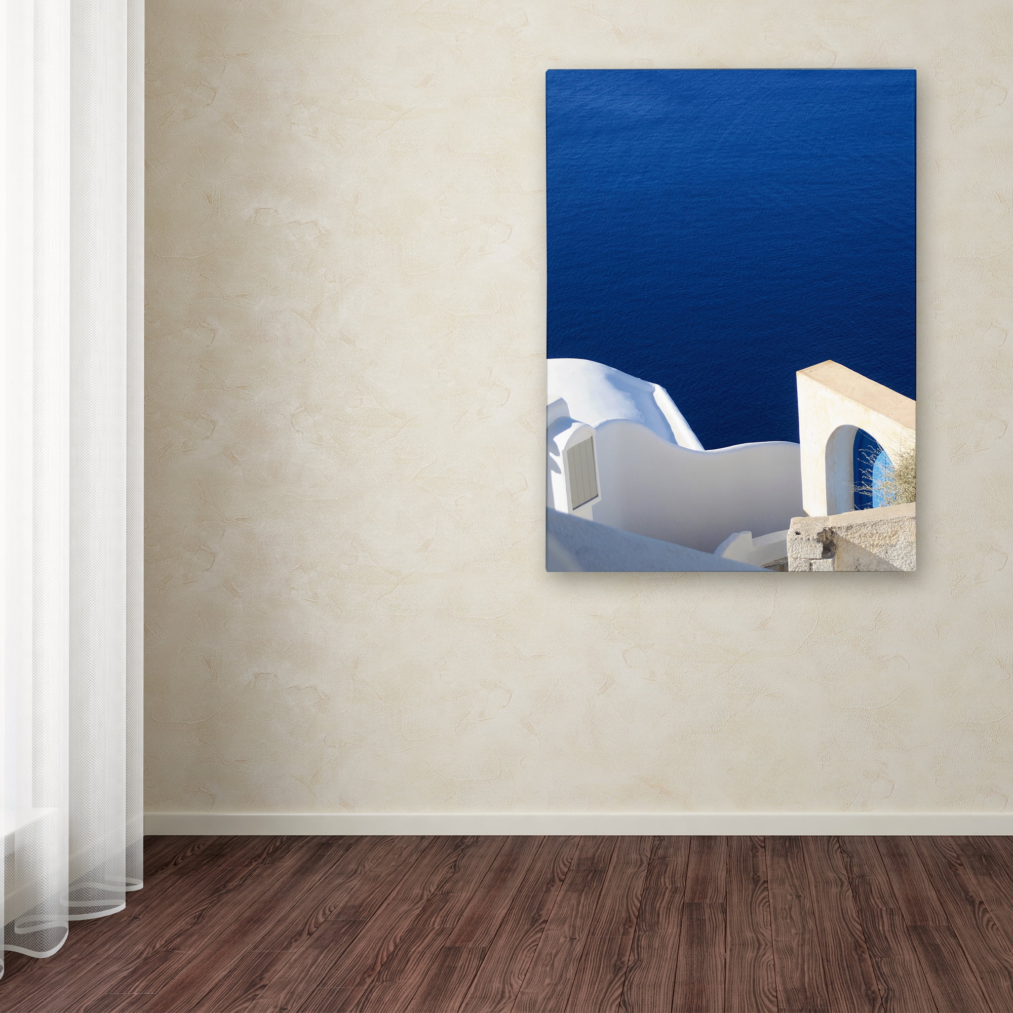 Trademark Fine Art 'Santorini II Crop' Canvas Art by Sara Zieve Miller
