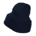 thumbnail image 3 of MD Maryland State Embroidered Long Beanie - Navy OSFM, 3 of 5