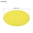 thumbnail image 2 of Unique Bargains 4 Pack Round Bar Stool Covers Non-slip Cushions Chair Stool Slipcovers Lemon Yellow, 2 of 6