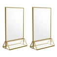 thumbnail image 1 of Shisuyan Picture Stands For Display Golden Indoor Use 2Pcs 8.3X5X2.2In, 1 of 8