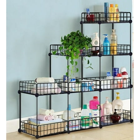 Grid Wire Modular Storage Cubes No Tools Easy Assembly Com