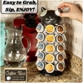 thumbnail image 6 of Made Easy Kit Carousel Coffee Pod Holder, Compatible with Keurig K-Pods K-Cups, Countertop Rack Storage Organizer, Metal Home and Kitchen Decor, Capsule Café Station Bar, 6 of 7