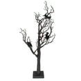 thumbnail image 3 of Northlight LED Lighted Glittered Halloween Tree with Bats - 26.5" - Orange Lights, 3 of 4