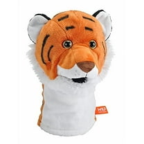 Wild Republic Puppet, Tiger, 12 inches, Gift for Kids, Plush Toy, Fill is Spun Recycled Water Bottles