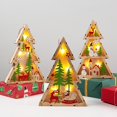 thumbnail image 2 of 1pcs Wooden Christmas Table Lamp For Christmas, Christmas Decorations Wooden Lighted Christmas Tree Decoration Led Christmas Tree Mall Window Decorati, 2 of 4
