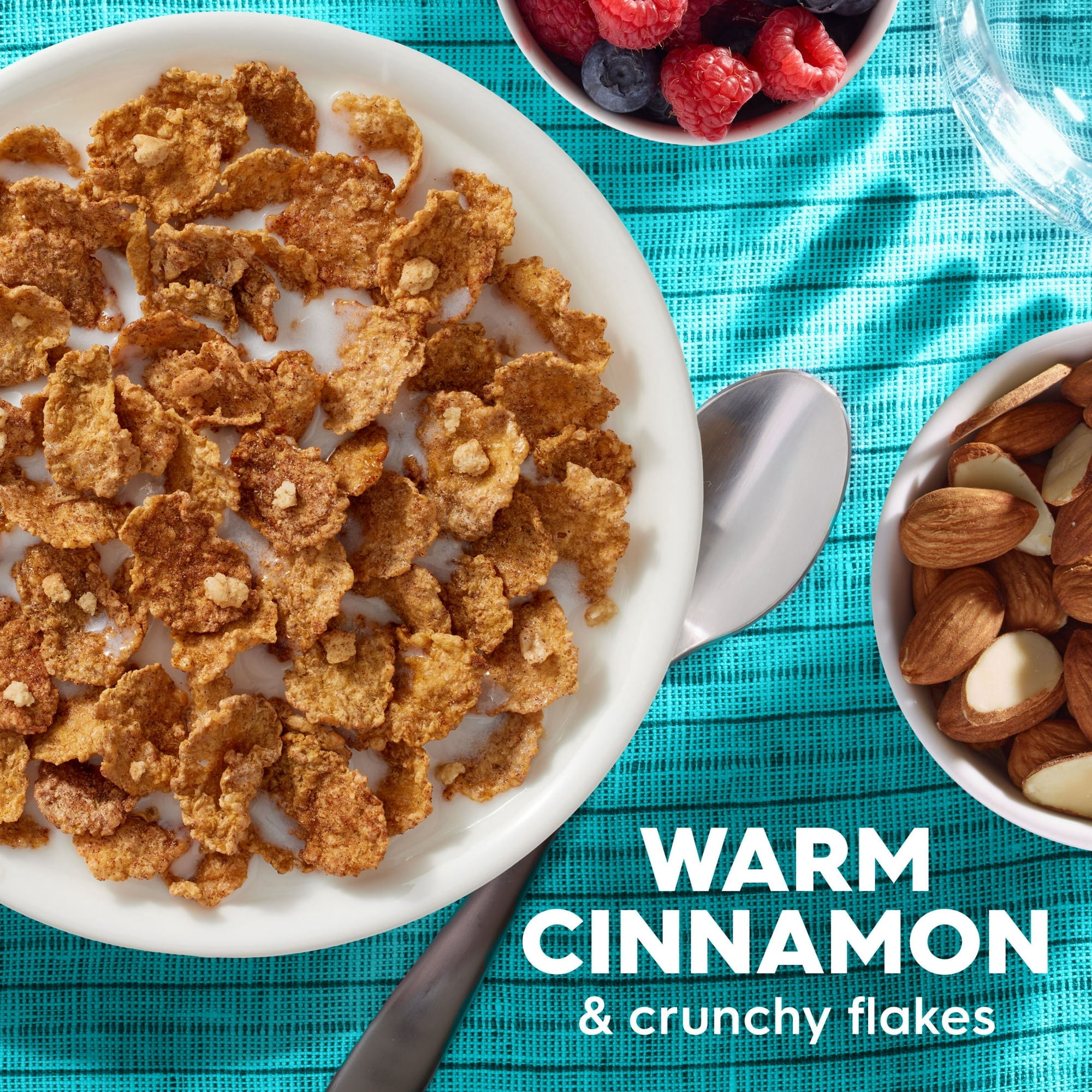 Kellogg's Special K Baked Cinnamon Crunch Breakfast Cereal, Good Source of Fiber, Family Size, 17.3 oz