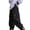 Black, variant on Gyexs Boys Cargo Jogger Pants Baggy Elastic Waist Pants with Pockets Casual Comfortable Streetwear