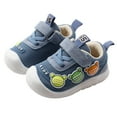 thumbnail image 3 of Gubotare Baby Shoes for Boys Unsex Baby Shoes Boys Girls Sneakers Non-Slip Soft Rubber Sole Toddler Crib First Walker Lightweight Shoes,Sky Blue 12-18 Months, 3 of 8
