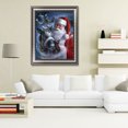 thumbnail image 1 of Cuadros Decorativos Santa Claus 5D bricolaje completo ronda diamante pintura mosaico punto de cruz (B1835) Ndcxsfigh  Nuevos Originales, 1 of 1