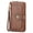 Light Brown, variant on Women's Wallet Long Zipper Billfold Wallet Leather Wallet Large-Capacity Handbag