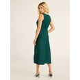 thumbnail image 2 of Free Assembly Women's and Women's Plus Sleeveless Satin Midi Dress, Sizes XS-4X, 2 of 4