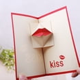 thumbnail image 4 of WRISTBIQUE 1 Pce Carte de Vœux Lèvres Rouges Faite à la Main Pop-Up Carte de la Saint-Valentin pour Expression d'Amour Forte, 4 of 8