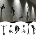 thumbnail image 3 of European Style Climbing Man Wall Art, Resin Sculpture with Bronze Finish for Home Decor, 3 of 6